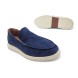 Мужские лоферы Hugo Boss Loafers Suede Navy