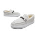 Унисекс зимние мокасины Brunello Cucinelli Moccasins Winter White