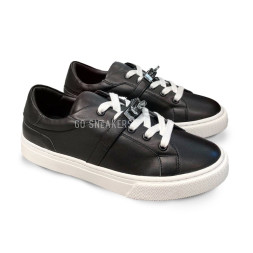 Hermes Day Sneakers Leather Black