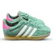 Женские кеды Adidas Gazelle Suede Green/Pink