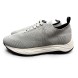 Мужские кроссовки Kiton Patterned Jacquard Grey