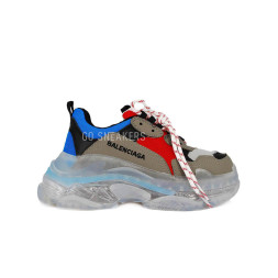 Balensiaga Triple S Brown Red Blue