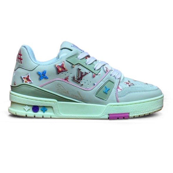 Женские кроссовки Louis Vuitton 2021s LV Trainer Limited Mint