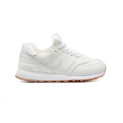 New Balance Женские 574 White Leather