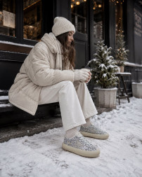 Golden Goose Superstar Winter Silver Glitter