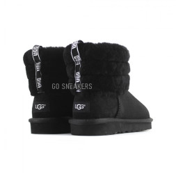 Fluff Mini Quilted Logo Boot Black