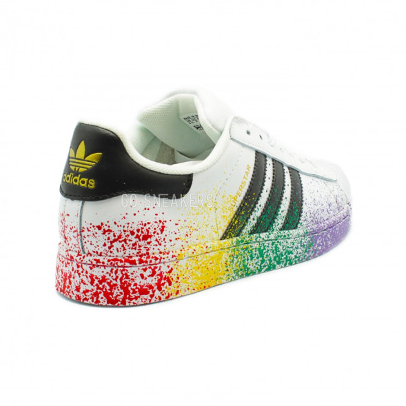 Мужские кроссовки Adidas Superstar White-Splash