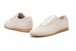 The Row Suede Sneakers White