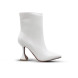 Женские ботильоны Amina Muaddi Ankle Boots White