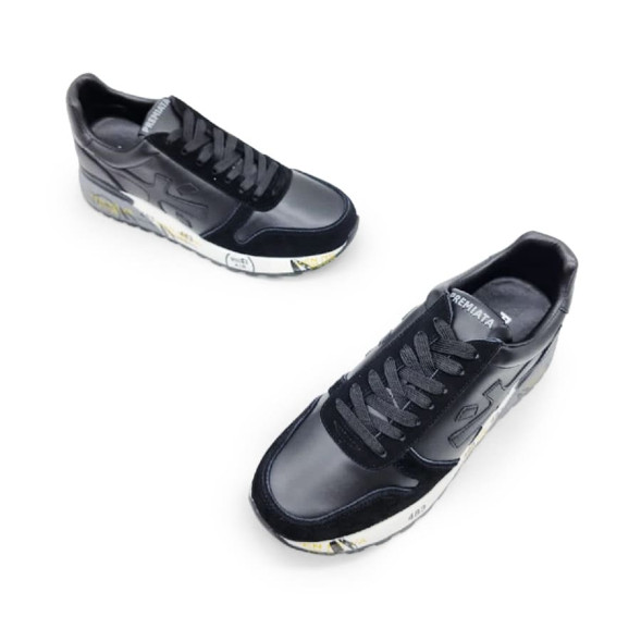 Унисекс кроссовки Premiata 483 Leather/Suede Black