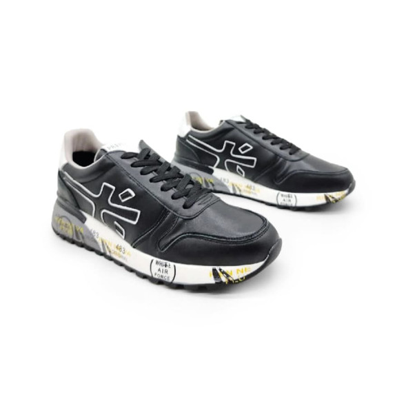 Унисекс кроссовки Premiata Leather Black 