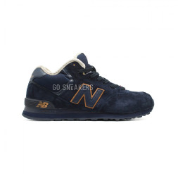 New Balance Мужские 574 High-top Navy-Gold