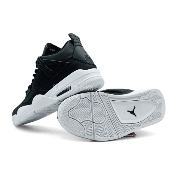 Унисекс кроссовки Nike Air Jordan 4 Retro Black/White