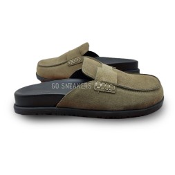 Hermes Sabo Suede Khaki