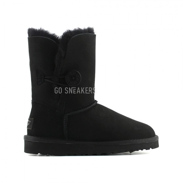 Женские непромокаемые угги с пуговицей Bailey Button Black II
