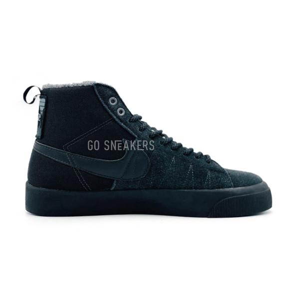 Унисекс зимние кроссовки Nike Sb Zoom Blazer Mid Prm Acclimate Pack Triple Black 
