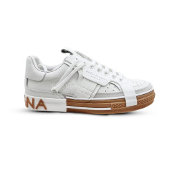 Dolce & Gabbana White Brown
