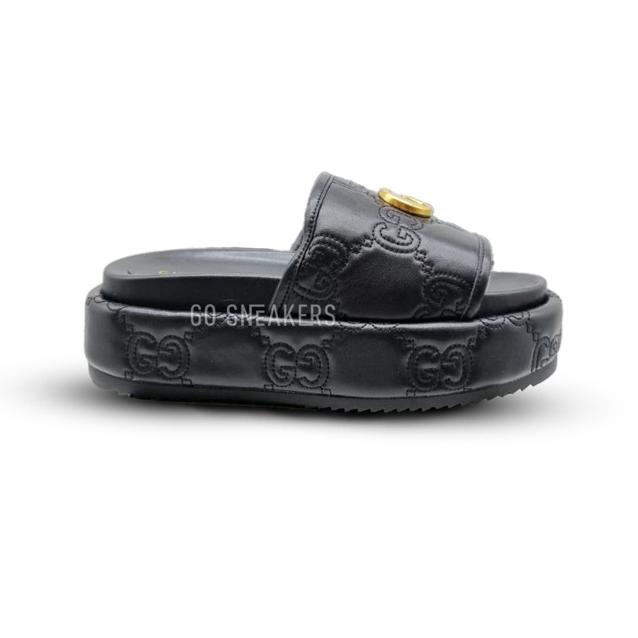 Gucci Flip flops Platform Double G Black 9 990 Gucci