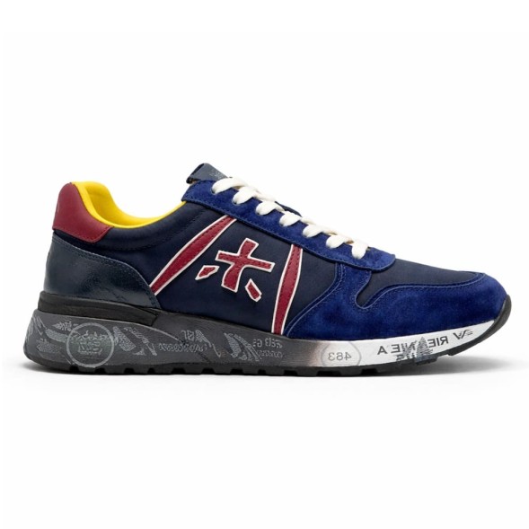 Унисекс кроссовки Premiata 483 Textile/Suede Black/Navy