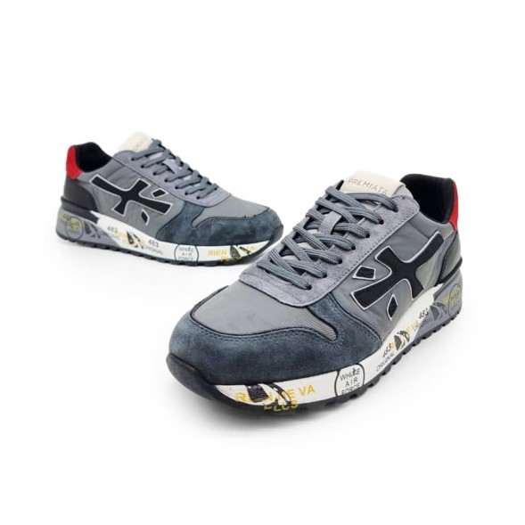 Унисекс кроссовки Premiata 483 Textile/Suede Light Grey