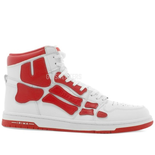 Унисекс кроссовки Amiri Skel Top High White Red