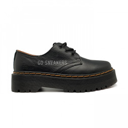 Женские ботинки Dr. Martens 1461 Quad Platform Oxford Black