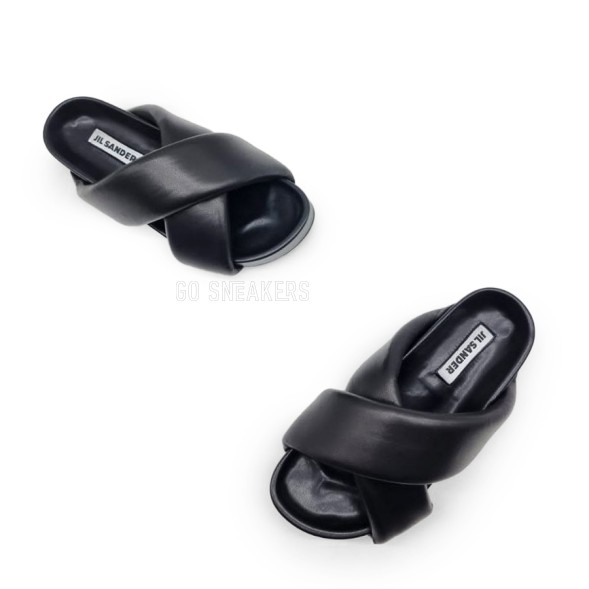 Женские шлепки JW Anderson Flip-flops Leather Black