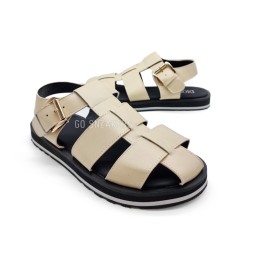 Dior Sandals Leather Beige