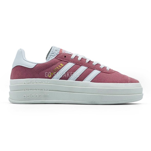 Унисекс кроссовки Adidas Gazelle Suede Platform Coral