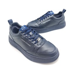 Armani Winter Leather Navy