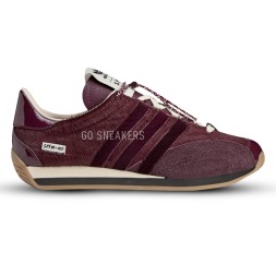 Adidas Originals Country OG x SFTM Pony Hair Pack Maroon